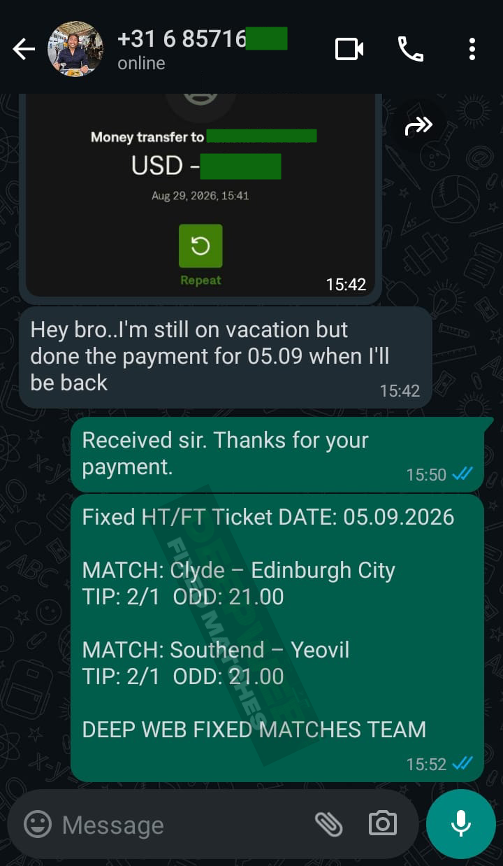 safe fixed matches ht ft 05.09.2026