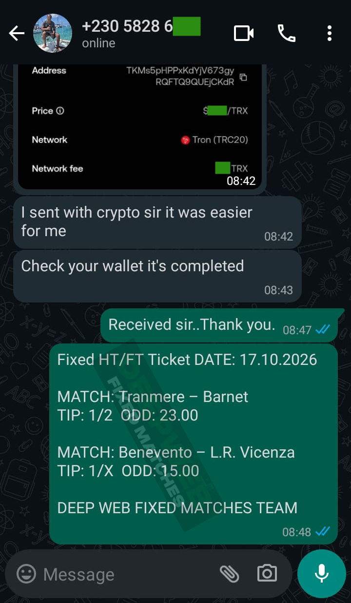 halftime fulltime fixed matches 17.10.2026