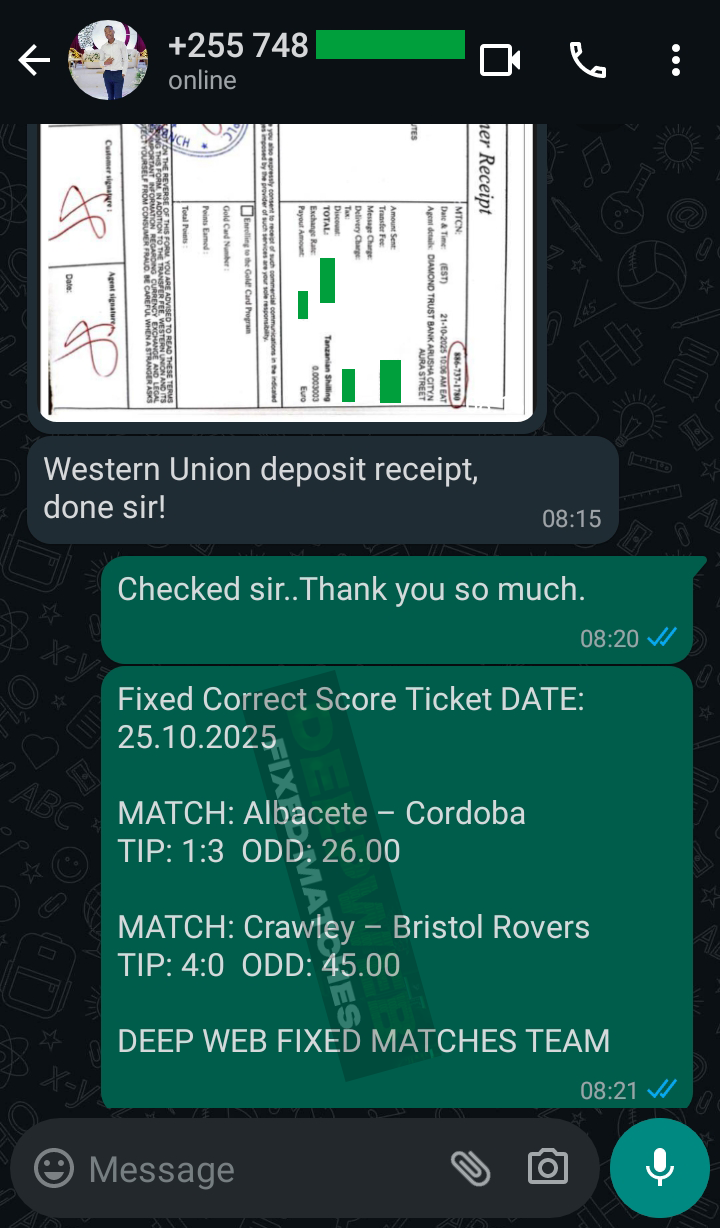 correct score fixed matches big odds 25.10.2025