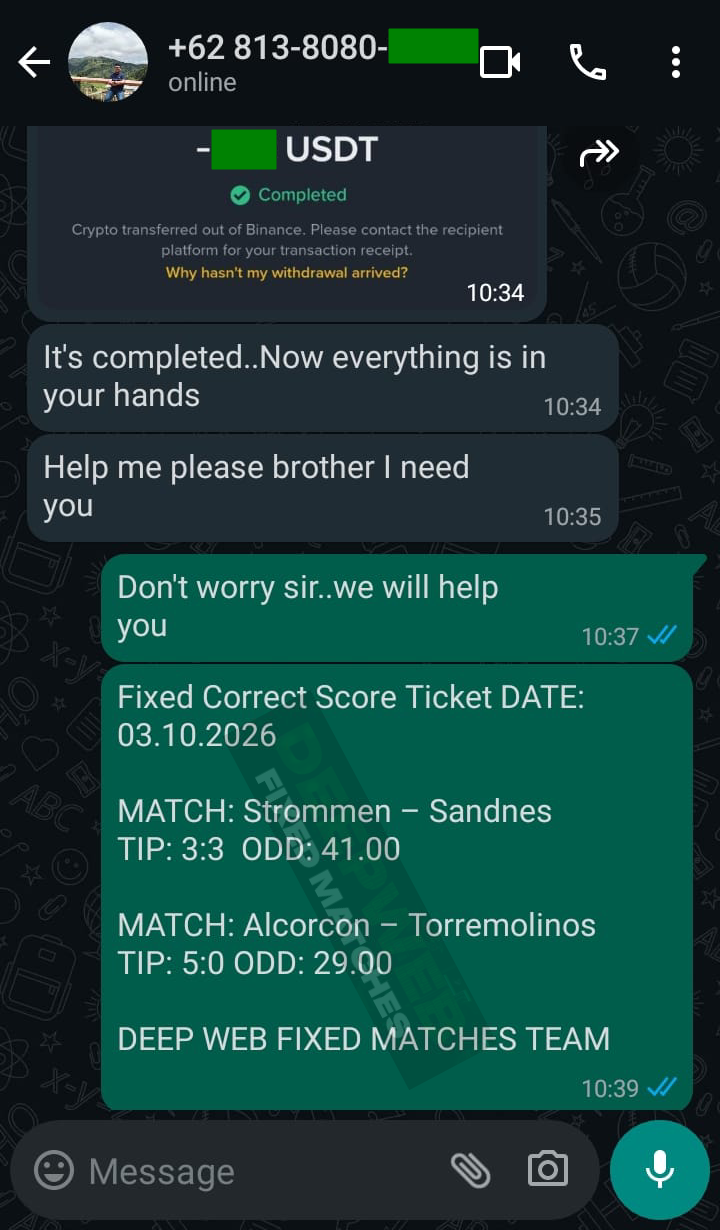 correct score fixed matches big odds 03.10.2026