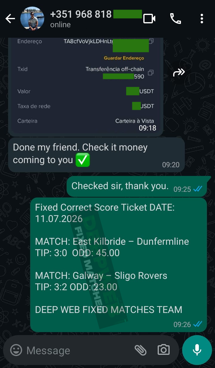 correct score fixed matches big odds 11.07.2026