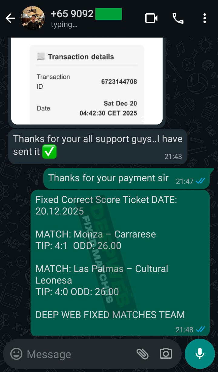 correct score fixed matches big odds 20.12.2025