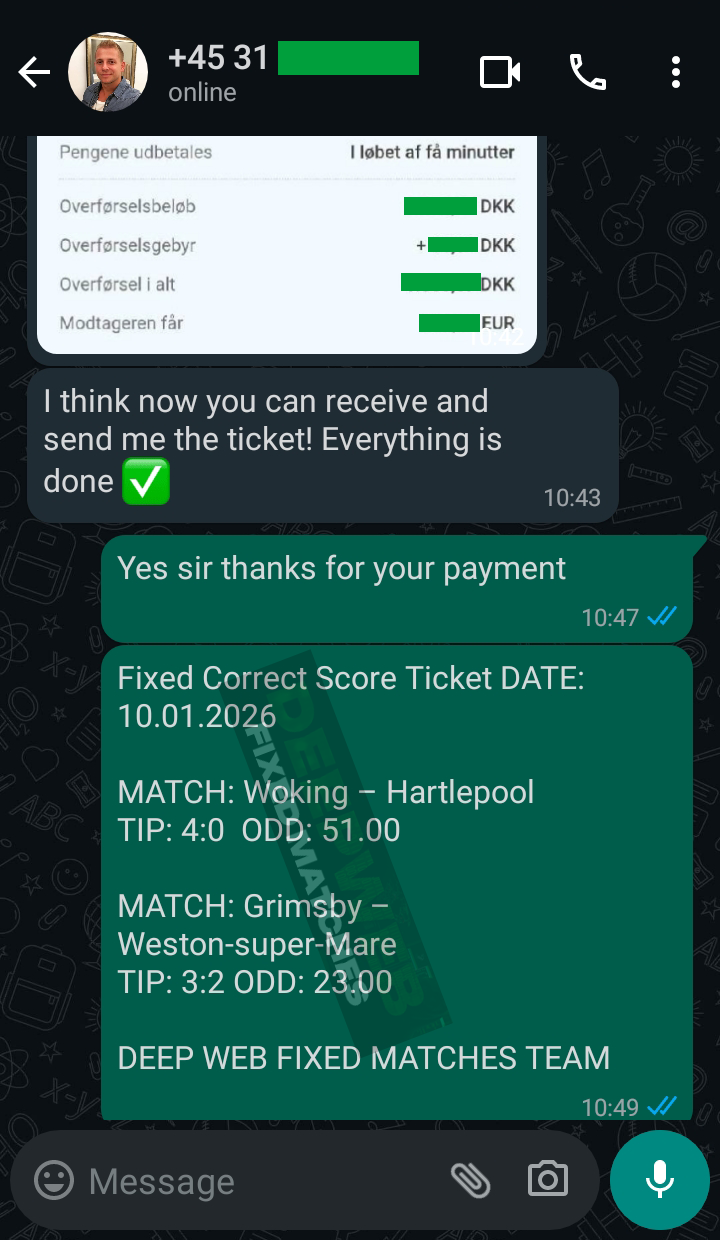 correct score fixed matches big odds 10.01.2026