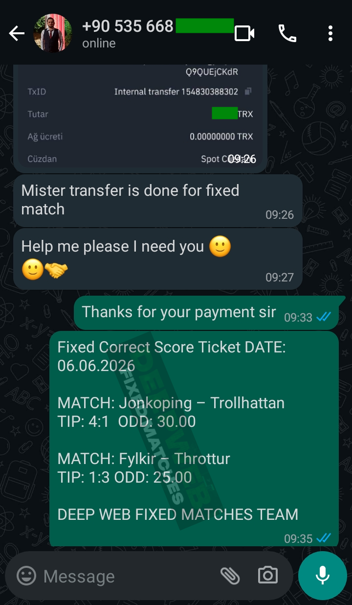 correct score fixed matches big odds 06.06.2026