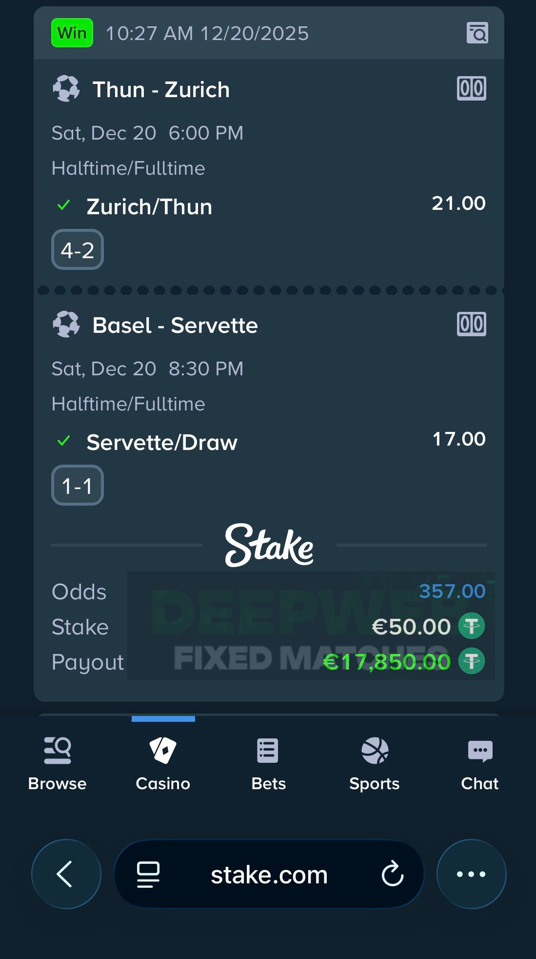 halftime fulltime fixed matches 20.12.2025